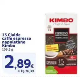 Sigma 15 Cialde caffè espresso napoletano Kimbo offerta