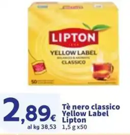 Sigma Tè nero classico Yellow Label offerta