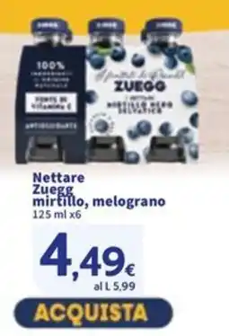 Sigma Nettare Zuegg mirtillo, melograno offerta