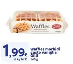 Sigma Waffles morbidi gusto vaniglia Gilli offerta
