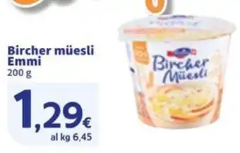 Sigma Bircher müesli Emmi offerta