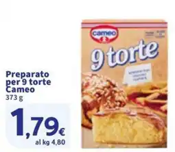 Sigma Preparato per 9 torte Cameo offerta