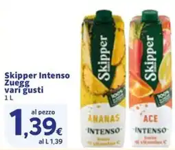 Sigma Skipper Intenso Zuegg vari gusti offerta