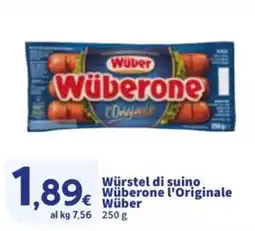 Sigma Würstel di suino Wüberone l'Originale Wüber offerta