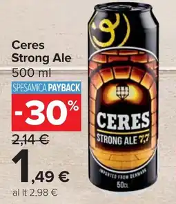 Carrefour Market Ceres Strong Ale offerta