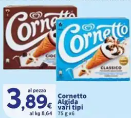 Sigma Cornetto Algida vari tipi offerta