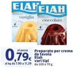 Sigma Preparato per crema da tavola Elah vari tipi offerta