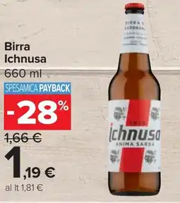 Carrefour Market Birra Ichnusa offerta