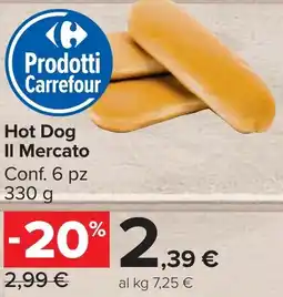 Carrefour Market Hot Dog Il Mercato offerta