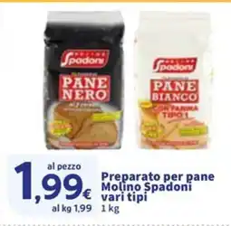 Sigma Preparato per pane Molino Spadoni vari tipi offerta