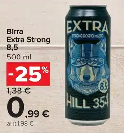 Carrefour Market Birra Extra Strong 8.5 offerta