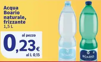 Sigma Acqua Boario naturale, frizzante offerta