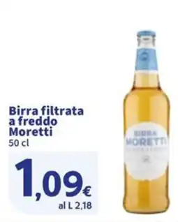 Sigma Birra filtrata a freddo Moretti offerta