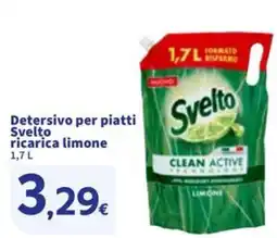 Sigma Detersivo per piatti Svelto ricarica limone offerta
