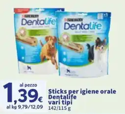 Sigma Sticks per igiene orale Dentalife vari tipi offerta