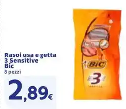 Sigma Rasoi usa e getta 3 Sensitive Bic 8 pezzi offerta