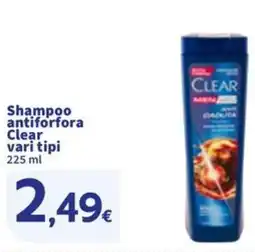Sigma Shampoo antiforfora Clear vari tipi offerta