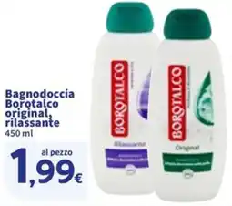 Sigma Bagnodoccia Borotalco original, rilassante offerta