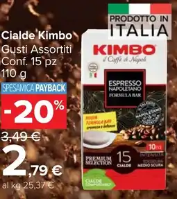 Carrefour Market Cialde Kimbo offerta
