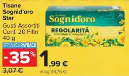 Carrefour Market Tisane Sognid'oro Star offerta