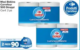 Carrefour Market Maxi Bobina Carrefour 500 Strappi offerta