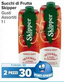 Carrefour Market Succhi di Frutta Skipper offerta