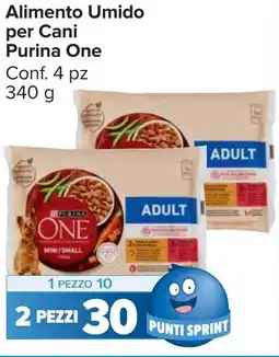Carrefour Market Alimento Umido per Cani Purina One offerta