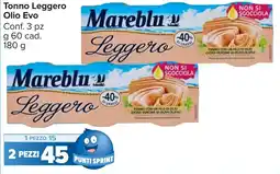 Carrefour Market Mareblu Tonno Leggero Olio Evo offerta