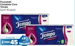 Carrefour Market Fazzoletti Complete Care Tempo offerta
