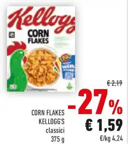 Conad Corn flakes KELLOGG'S classici offerta