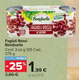 Carrefour Market Fagioli Rossi Bonduelle offerta