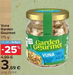 Carrefour Market Vuna Garden Gourmet offerta