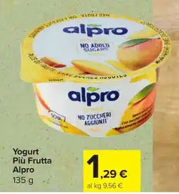Carrefour Market Yogurt Più Frutta Alpro offerta