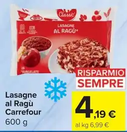 Carrefour Market Lasagne al Ragù Carrefour offerta