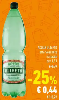 Conad Acqua ULIVETO effervescente naturale pet offerta
