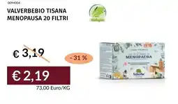 Prezzemolo e Vitale Valverbebio tisana menopausa 20 filtri offerta
