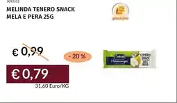 Prezzemolo e Vitale Melinda tenero snack mela e pera offerta
