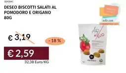Prezzemolo e Vitale Deseo biscotti salati al pomodoro e origano offerta