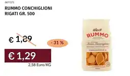 Prezzemolo e Vitale Rummo conchiglioni rigati offerta