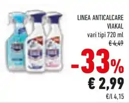 Conad Linea anticalcare VIAKAL vari tipi offerta