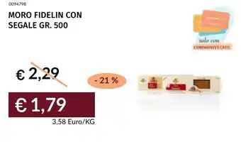 Prezzemolo e Vitale Moro fidelin con segale offerta