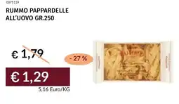 Prezzemolo e Vitale Rummo pappardelle all'uovo offerta