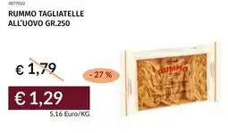 Prezzemolo e Vitale Rummo tagliatelle all'uovo offerta