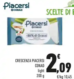 Conad Crescenza PIACERSI CONAD light offerta