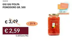 Prezzemolo e Vitale Giu giu polpa pomodoro offerta