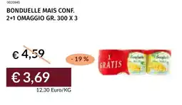 Prezzemolo e Vitale Bonduelle mais conf. 2+1 omaggio offerta