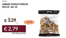 Prezzemolo e Vitale Urbani funghi porcini secchi offerta