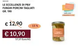 Prezzemolo e Vitale Le eccellenze di p&v funghi porcini tagliati offerta