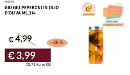 Prezzemolo e Vitale Giu giu peperoni in olio d'oliva offerta