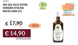 Prezzemolo e Vitale Giu giu olio extra vergine d'oliva nocellara offerta